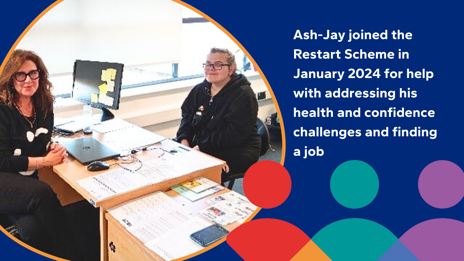 Employment advisor Alison with Ash-Jay