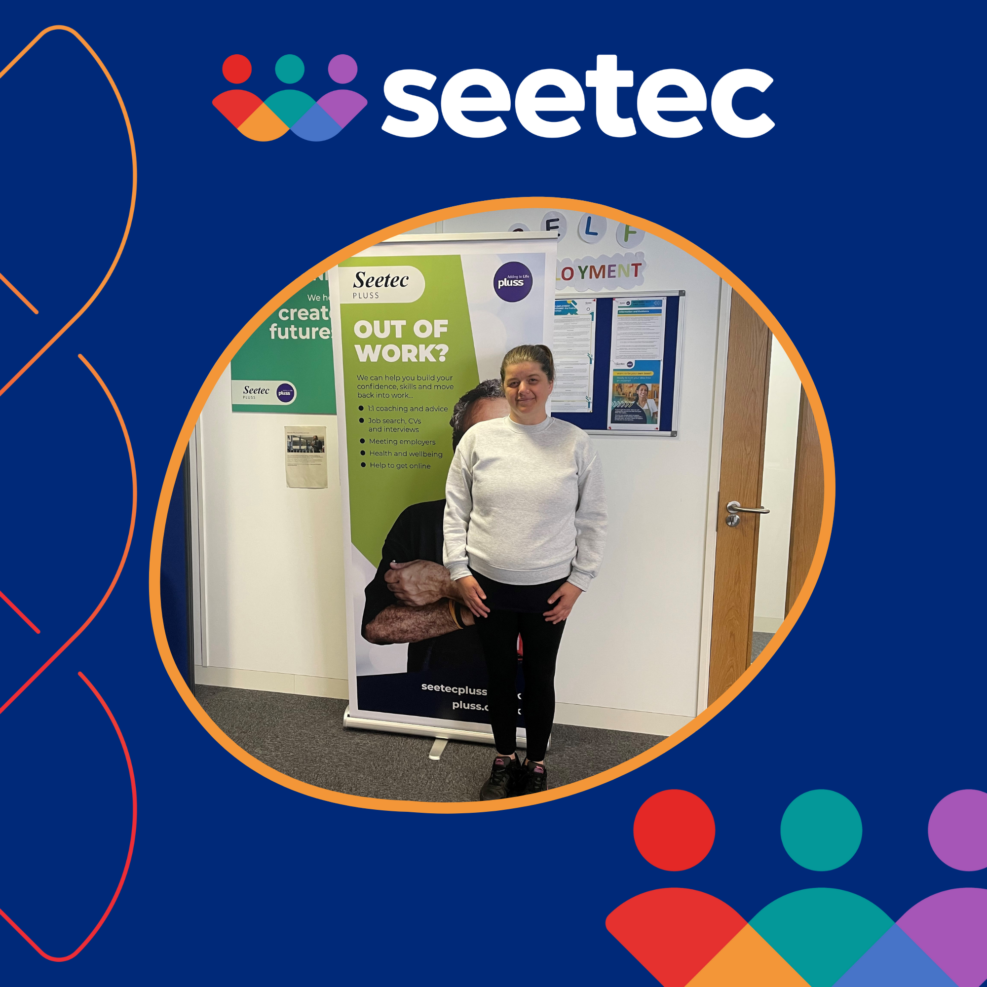 A photo of Sam at the Seetec Swindon office